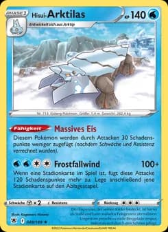 Hisui-Arktilas card in German