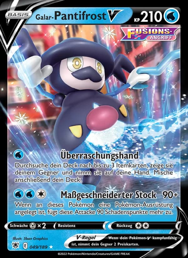 Galar-Pantifrost V card in German