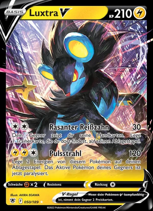 Luxtra V card in German