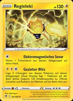 Regieleki card in German