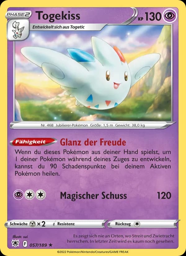 Togekiss card in German