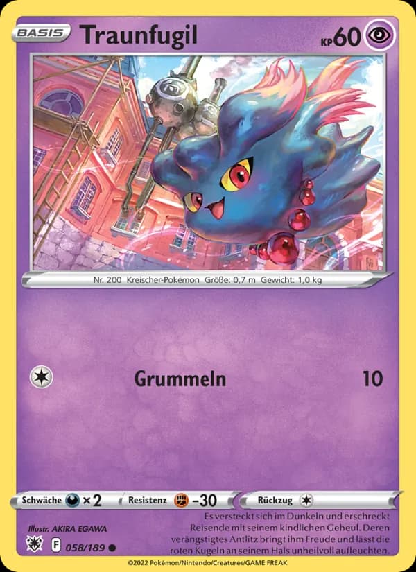 Traunfugil card in German
