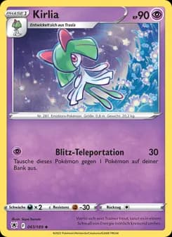 Kirlia card in German