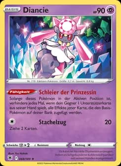 Diancie card in German