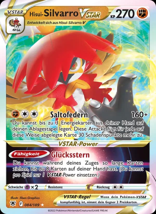 Hisui-Silvarro VSTAR card in German