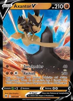 Axantor V card in German
