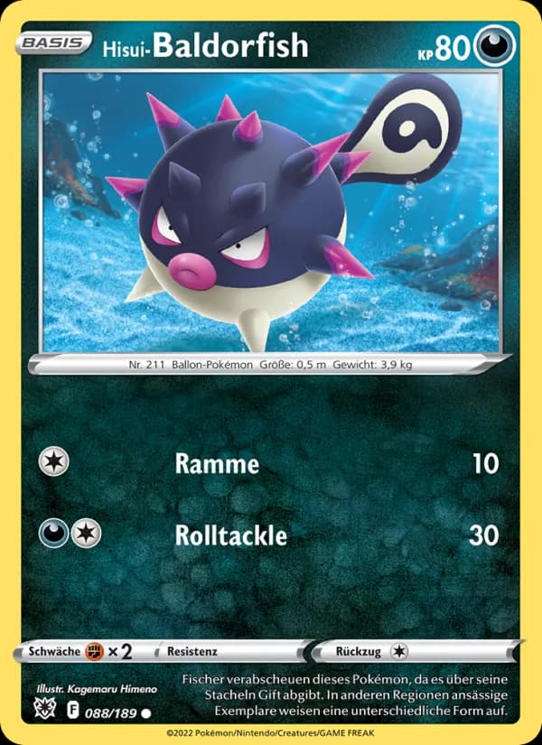 Hisui-Baldorfish card in German