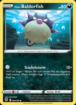 Hisui-Baldorfish card in German