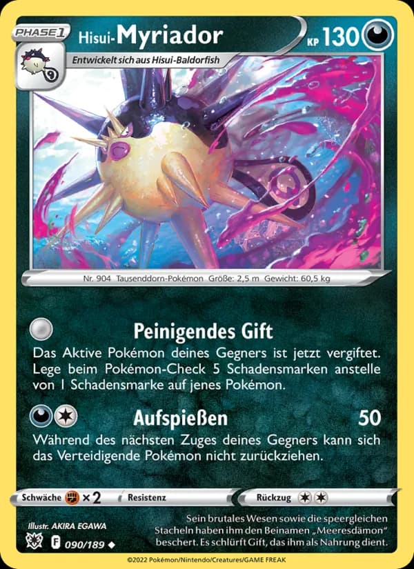Hisui-Myriador card in German