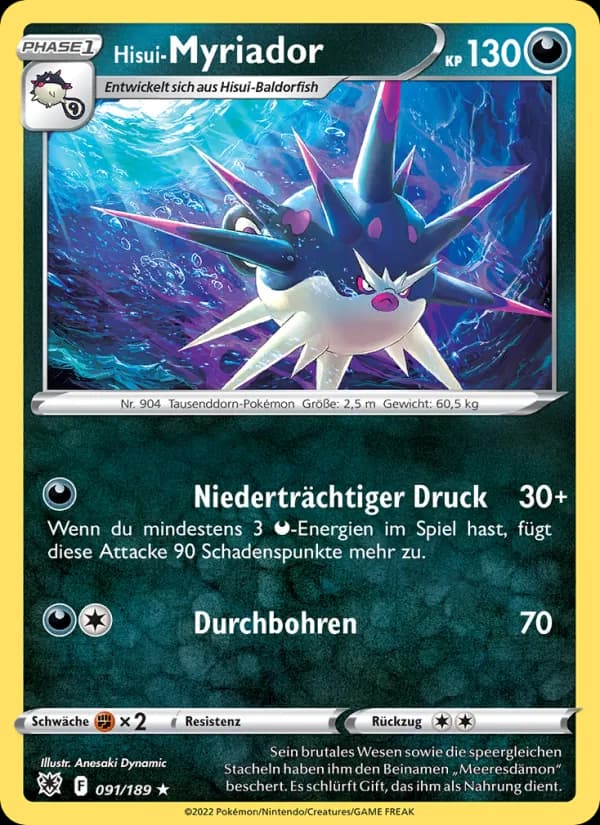 Hisui-Myriador card in German
