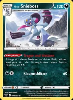 Hisui-Snieboss card in German