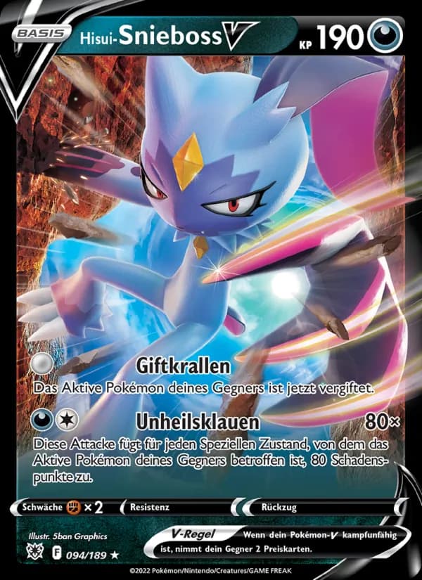 Hisui-Snieboss V card in German
