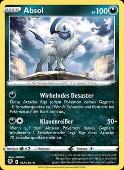 Absol card in German