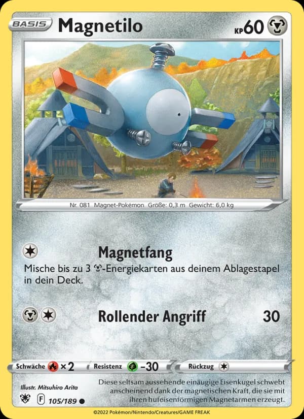 Magnetilo card in German