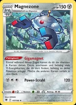 Magnezone card in German