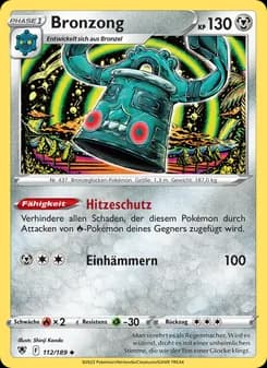 Bronzong card in German