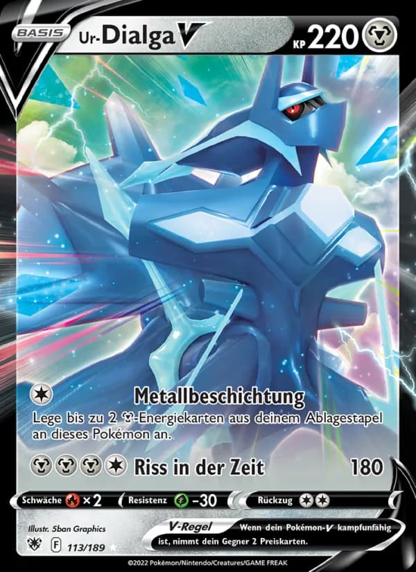 Ur-Dialga V card in German