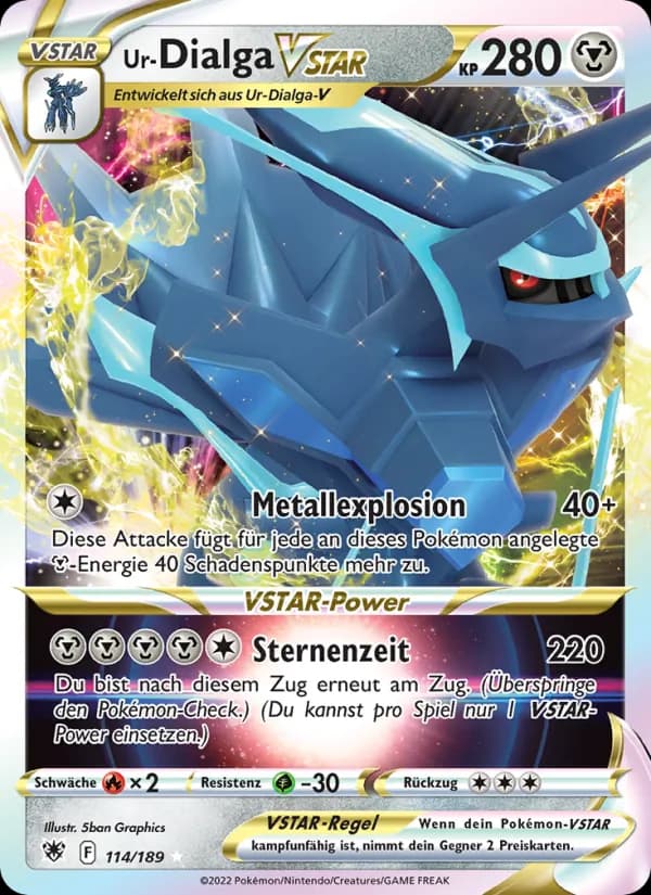 Ur-Dialga VSTAR card in German