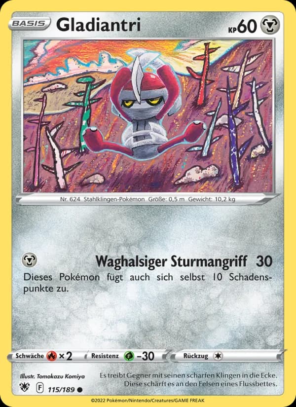 Gladiantri card in German