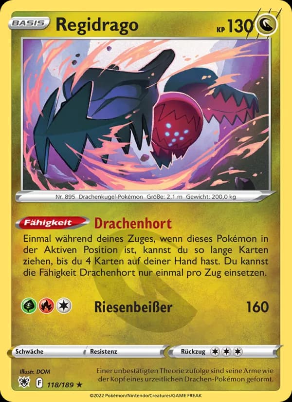 Regidrago card in German