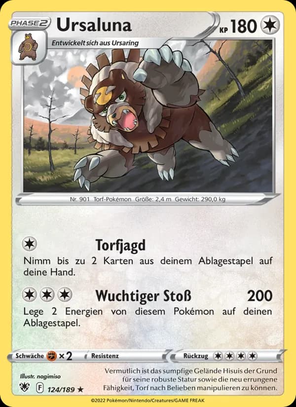 Ursaluna card in German