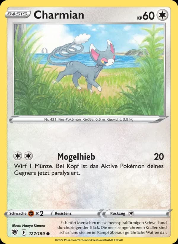 Charmian card in German