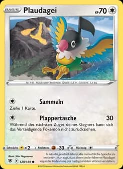 Plaudagei card in German