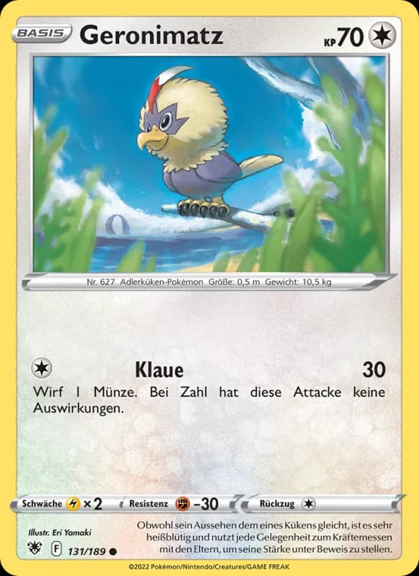 Geronimatz card in German