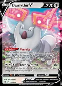 Damythir V card in German