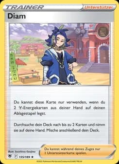 Diam card in German