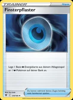Finsterpflaster card in German
