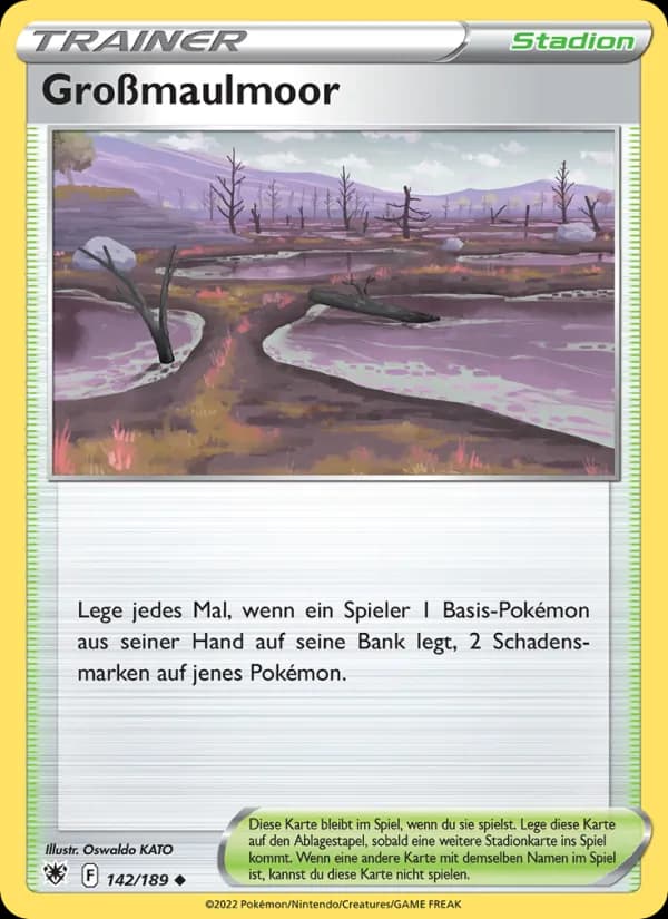 Großmaulmoor card in German