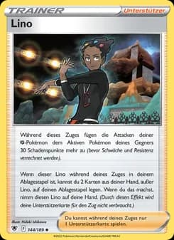 Lino card in German
