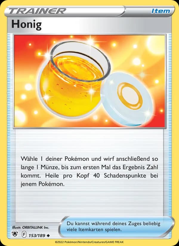 Honig card in German
