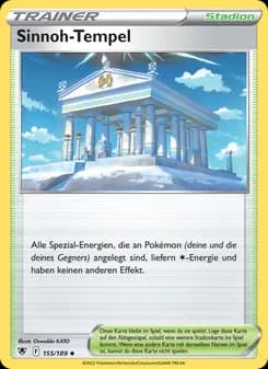 Sinnoh-Tempel card in German