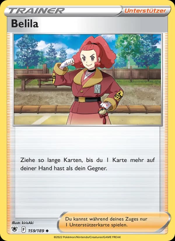 Belila card in German