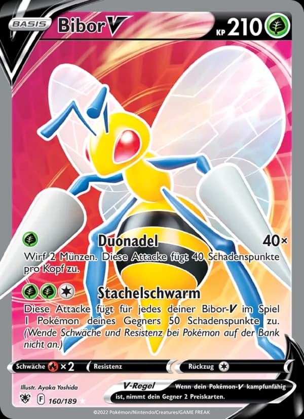 Bibor V card in German