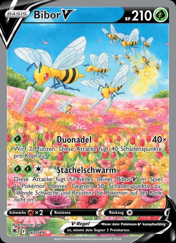 Bibor V card in German