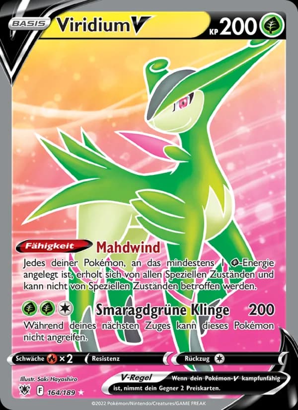 Viridium V card in German