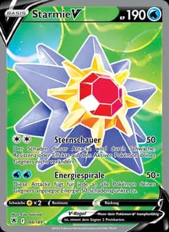 Starmie V card in German