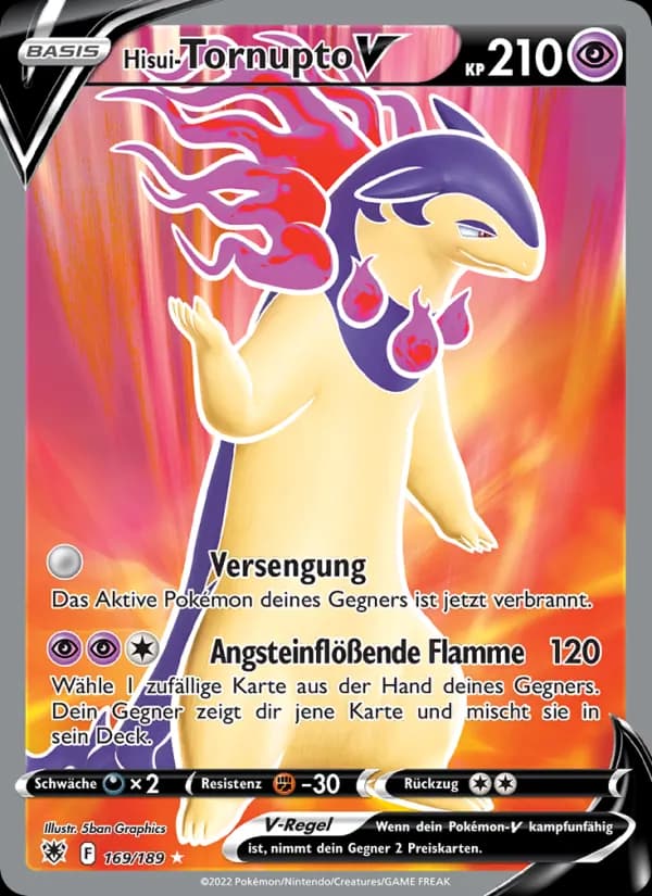 Hisui-Tornupto V card in German