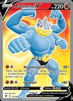 Machomei V card in German