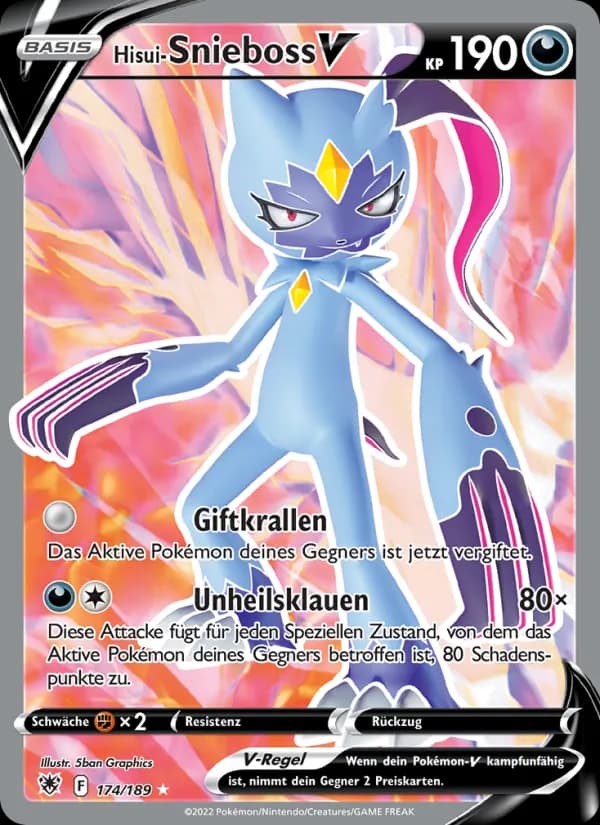 Hisui-Snieboss V card in German