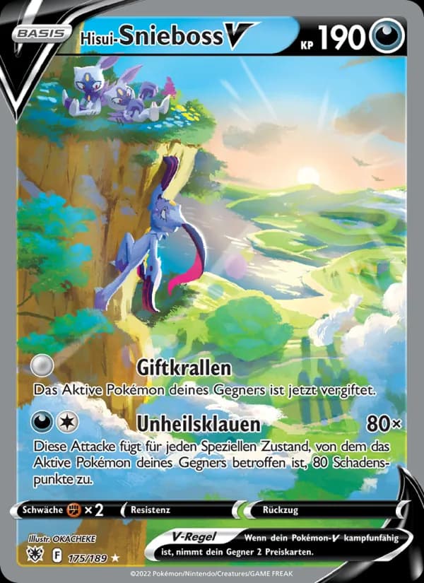 Hisui-Snieboss V card in German