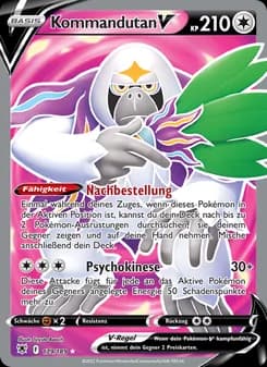 Kommandutan V card in German