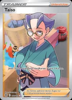Taiso card in German