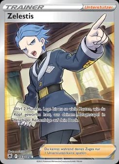 Zelestis card in German