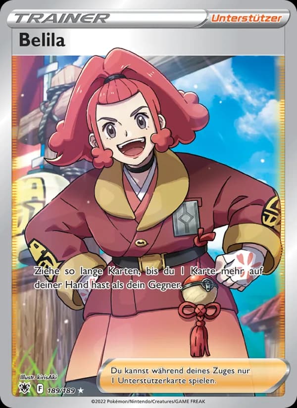 Belila card in German