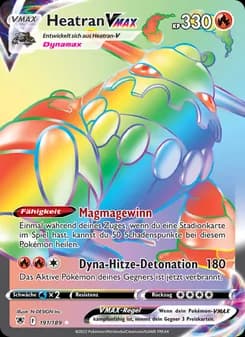 Heatran VMAX card in German