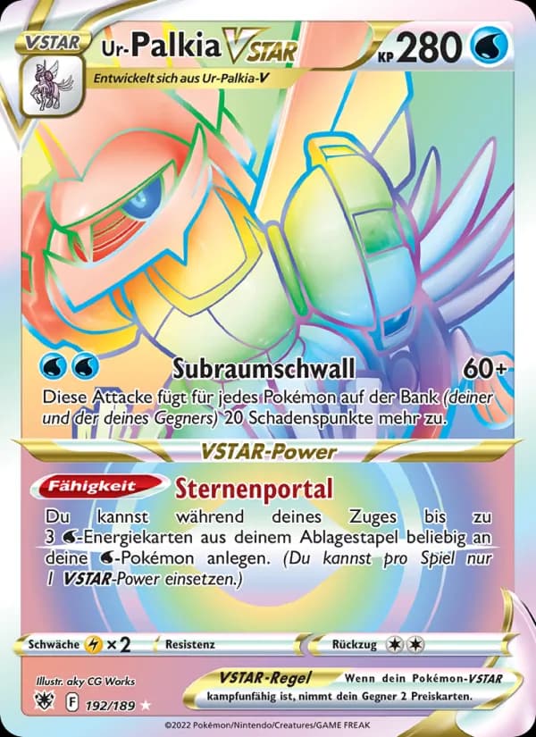 Ur-Palkia VSTAR card in German
